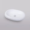 Cerazul Modelo Gea - Lavabo sobrencimera formato ovalado. Color blanco brillo.